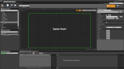 Screenshot of the application Unreal Engine 4 - #7