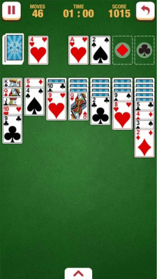 Screenshot of the application Classic Solitaire - #5
