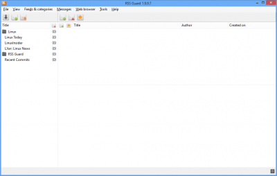 Screenshot of the application RSS Guard - #1