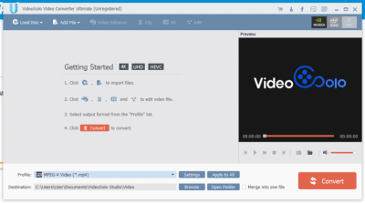 Screenshot of the application VideoSolo Video Converter Ultimate - #1