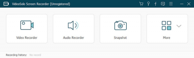 Screenshot of the application VideoSolo Screen Recorder - #1