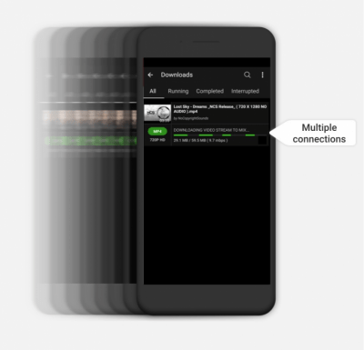 Screenshot of the application Videoder - #4