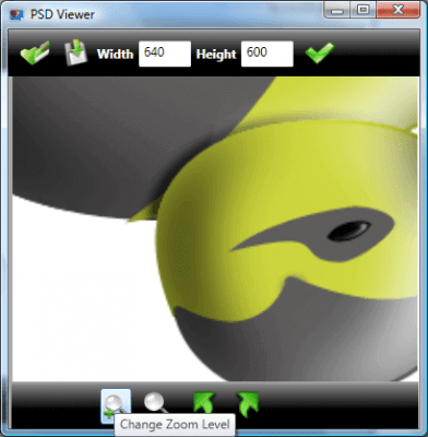 Screenshot of the application PSD Viewer - #3