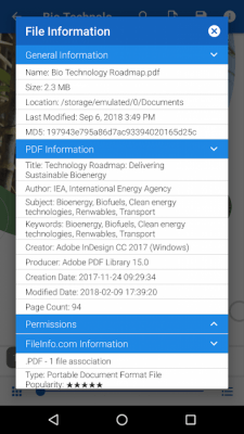 Screenshot of the application File Viewer for Android - #4