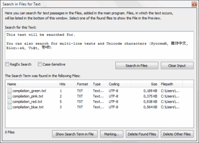 Screenshot of the application TextConverter - #4
