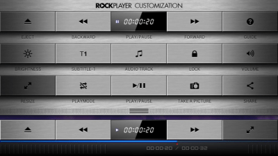 Screenshot of the application RockPlayer2 - #3