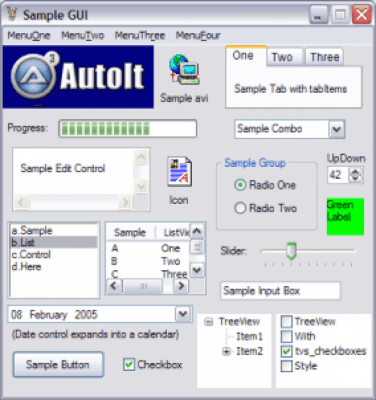 Screenshot of the application AutoIt - #2