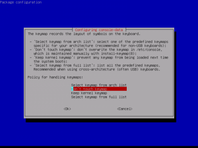 Screenshot of the application Clonezilla - #4