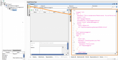 Screenshot of the application SoapUI - #4