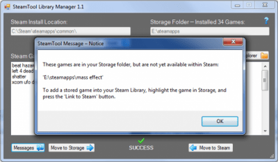 Screenshot of the application SteamTool Library Manager - #4