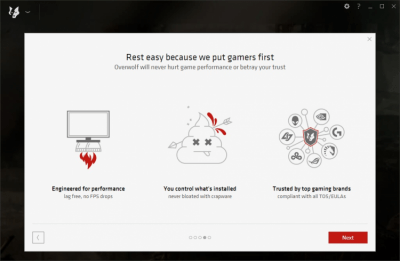 Screenshot of the application Overwolf - #5