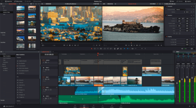 Screenshot of the application DaVinci Resolve - #1