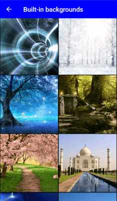 Screenshot of the application Green Screen Video - #5