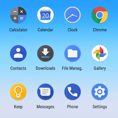 Screenshot of the application Icon Pack: Google Icons - #1