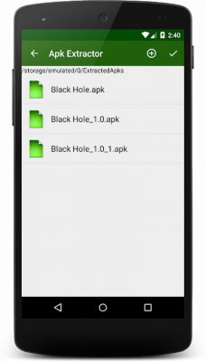 Screenshot of the application Apk Extractor - #3