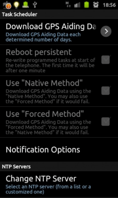 Screenshot of the application GPS Aids - #6