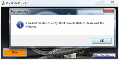 Screenshot of the application RootKHP - #2