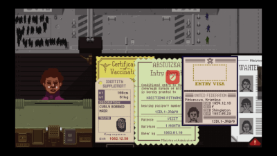 Screenshot of the application Papers, Please - #10