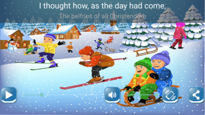 Screenshot of the application Christmas Songs - #3