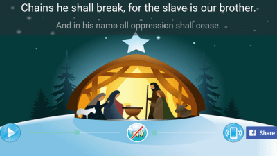 Screenshot of the application Christmas Songs - #10