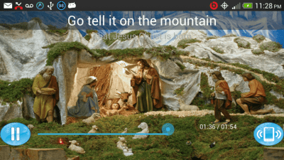 Screenshot of the application Christmas Songs - #11