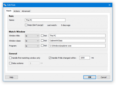 Screenshot of the application WindowManager - #3