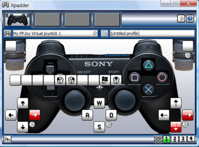 Screenshot of the application Xpadder - #3