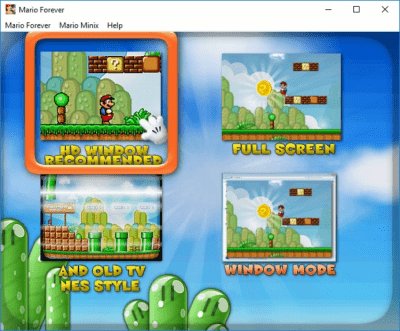 Screenshot of the application Super Mario 3: Mario Forever - #2