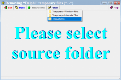 Screenshot of the application RemoveDelphiTemp - #4