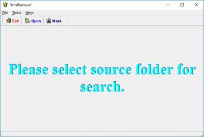 Screenshot of the application RemoveTempFiles - #3