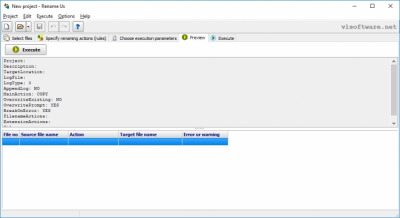 Screenshot of the application Rename Us - #5