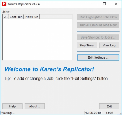 Screenshot of the application Replicator - #2