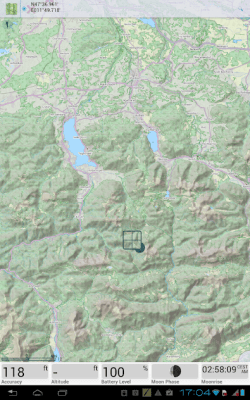 Screenshot of the application GPS Essentials - #9