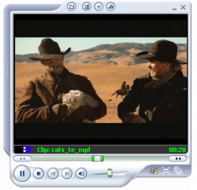 Screenshot of the application Windows Media Player 9 - #4