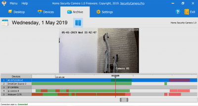 Screenshot of the application Home Security Camera - #3