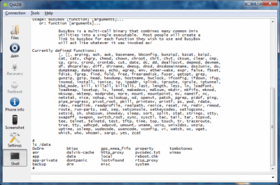 Screenshot of the application QtADB - #3