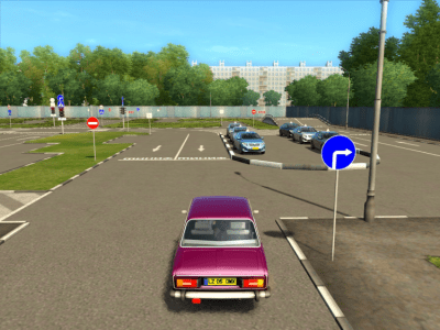 Screenshot of the application City Car Driving. Home Edition - #1