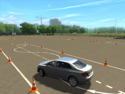 Screenshot of the application City Car Driving. Home Edition - #2