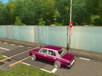 Screenshot of the application City Car Driving. Home Edition - #3