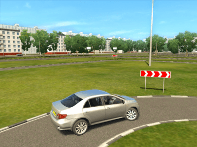 Screenshot of the application City Car Driving. Home Edition - #4