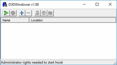 Screenshot of the application D3DWindower - #2