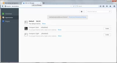 Screenshot of the application Waterfox for Windows - #4