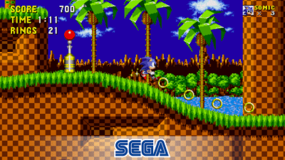 Screenshot of the application Sonic the Hedgehog Classic - #1