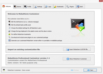 Screenshot of the application MobaXterm - #1