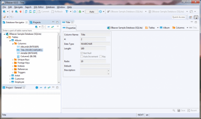 Screenshot of the application DBeaver Windows - #1