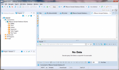Screenshot of the application DBeaver Windows - #4