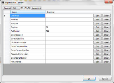 Screenshot of the application SuperPutty - #3
