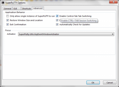 Screenshot of the application SuperPutty - #4