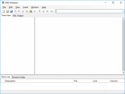 Screenshot of the application XML Notepad 2007 - #1