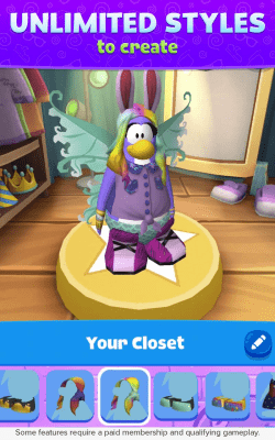 Screenshot of the application Club Penguin Island - #1